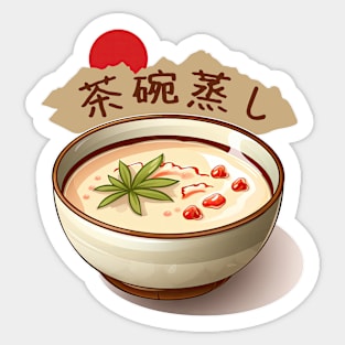 Chawanmushi | Japanese cuisine | Traditional Food Sticker